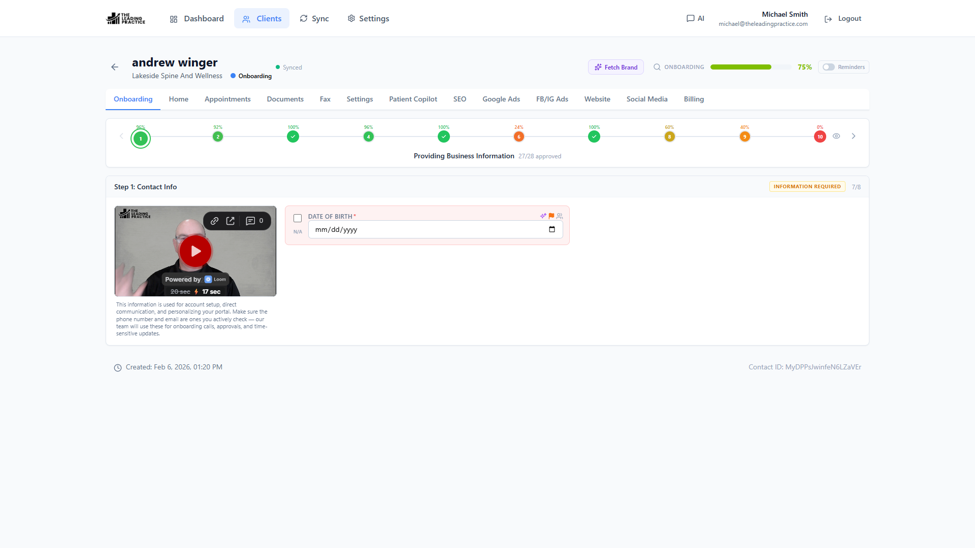 Client Management in Power CRM