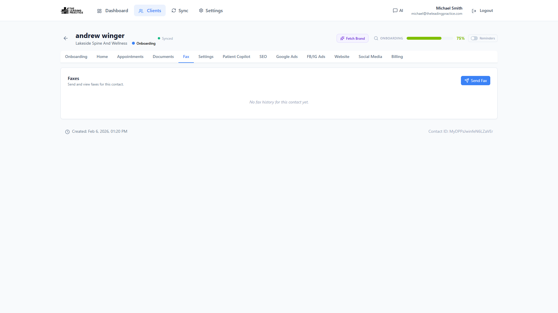 Fax Inside GoHighLevel in Power CRM